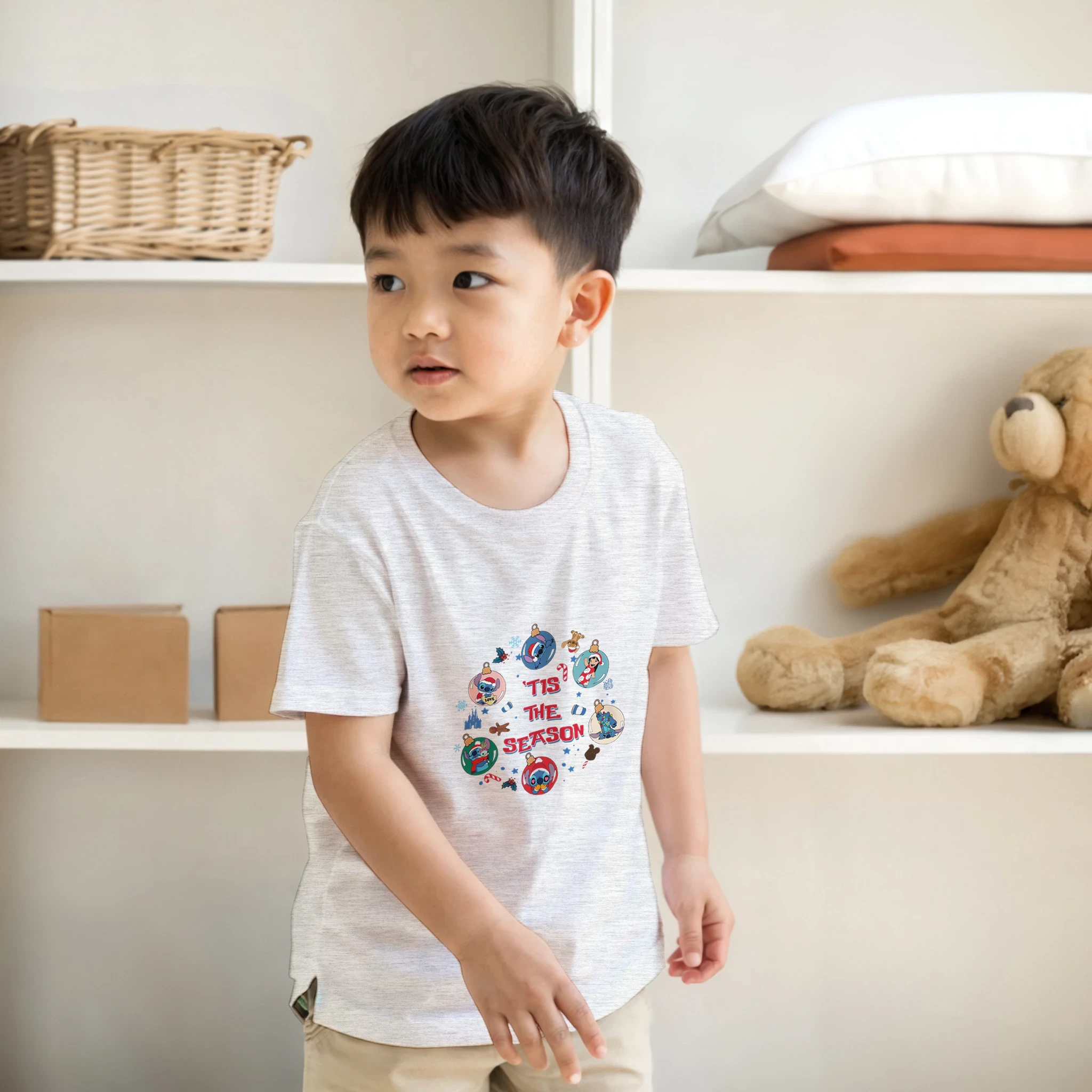 'Tis The Season Lilo & Stitch Kids T-Shirt - Holiday Ohana Collection