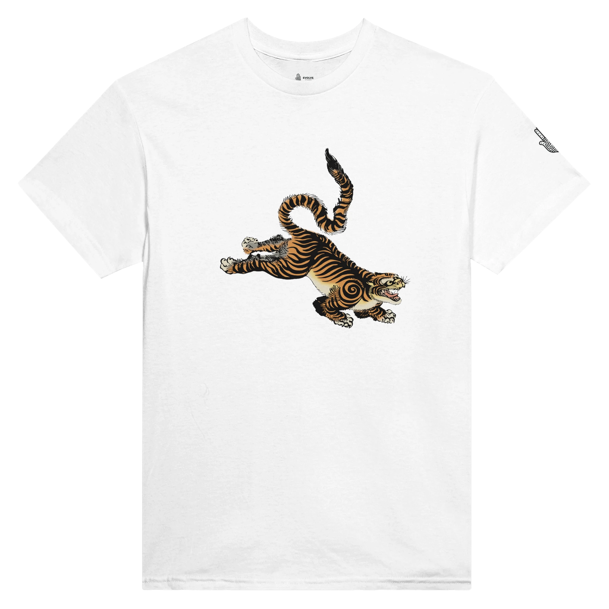 Unisex T-Shirt – Jumping Tiger Design