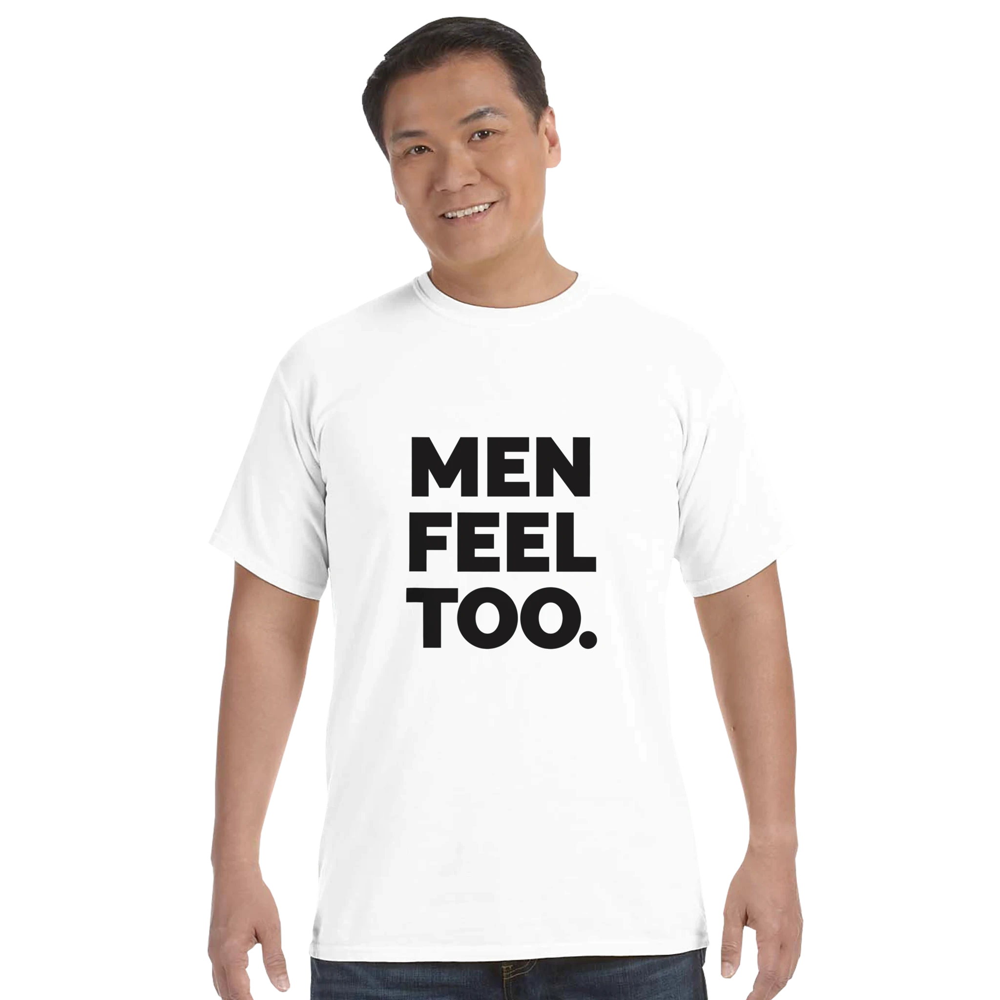 Men’s Mental Health T-Shirt – “Men Feel Too”